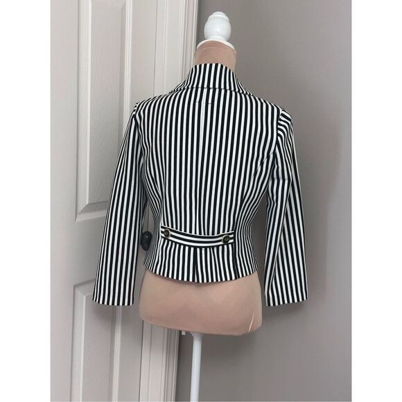 Candies black and white cropped blazer - Picture 3 of 9